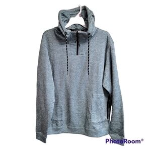 Bolongaro Trevor Sport Pullover Quarter Zip Drawstring Hoodie Size Large